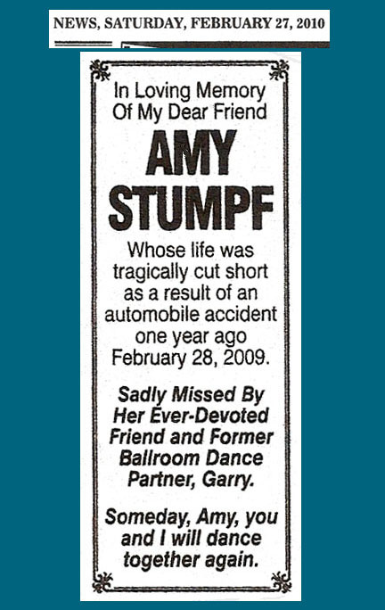 newspaper memory Amy