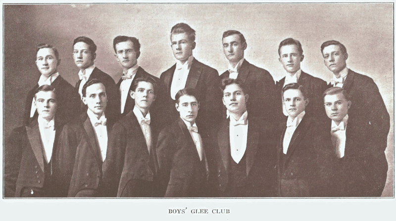 glee club RN Stumpf 1913